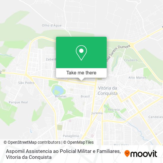 Aspomil Assistencia ao Policial Militar e Familiares map