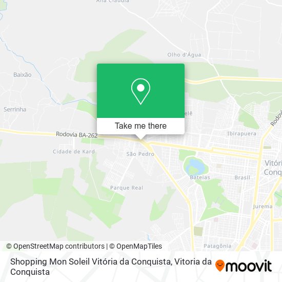 Shopping Mon Soleil Vitória da Conquista map