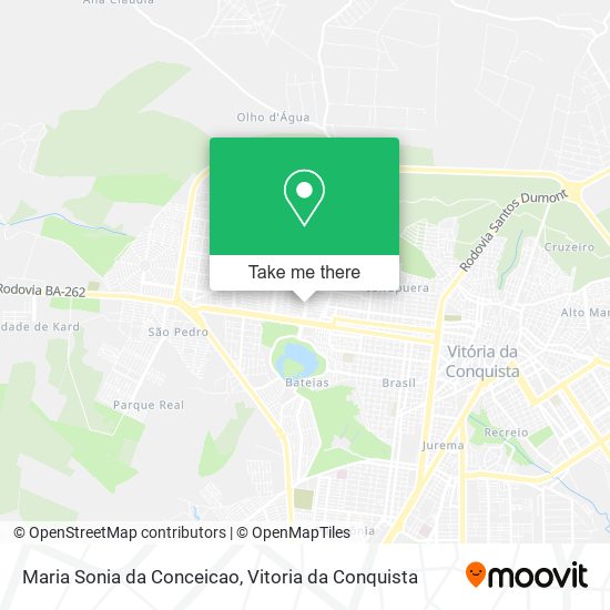 Mapa Maria Sonia da Conceicao