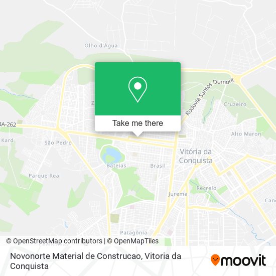 Novonorte Material de Construcao map