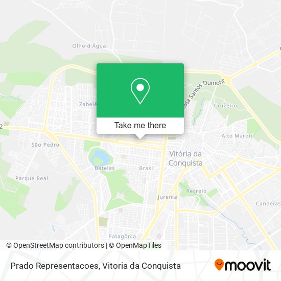 Prado Representacoes map