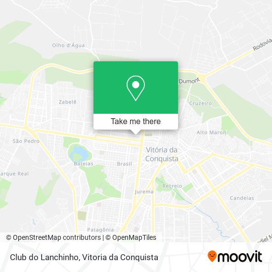 Club do Lanchinho map