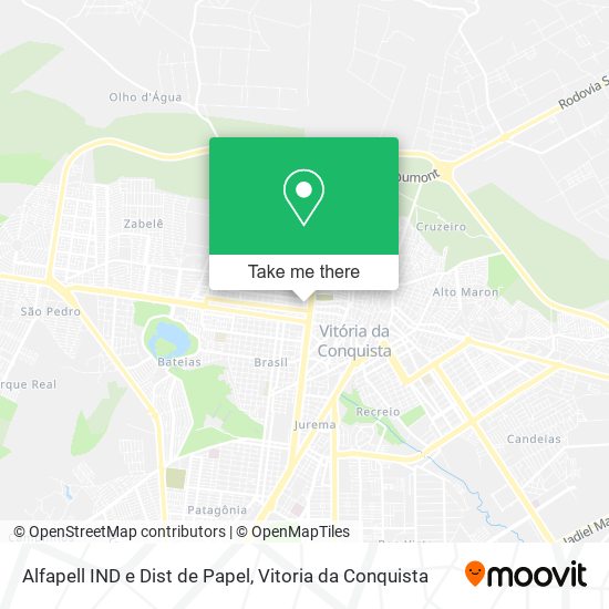 Alfapell IND e Dist de Papel map