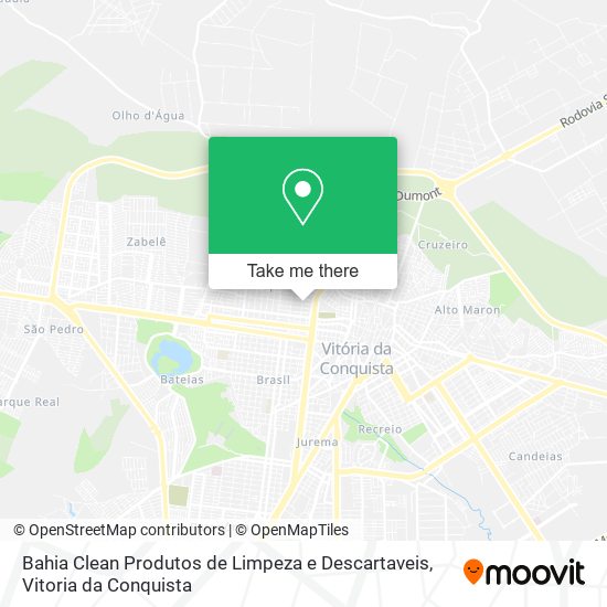 Bahia Clean Produtos de Limpeza e Descartaveis map