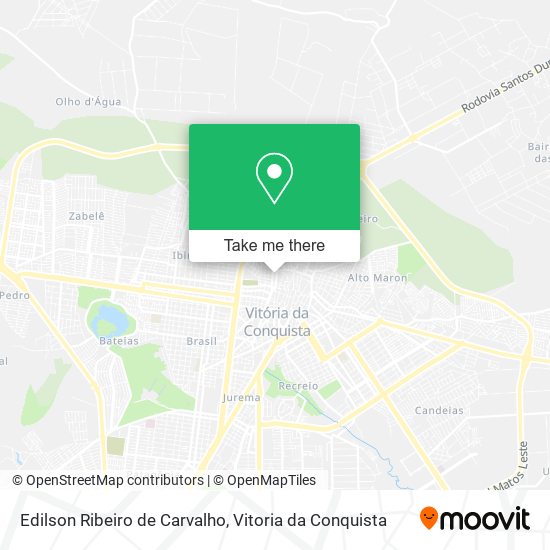 Edilson Ribeiro de Carvalho map