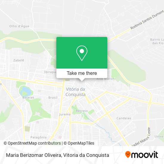 Maria Berizomar Oliveira map