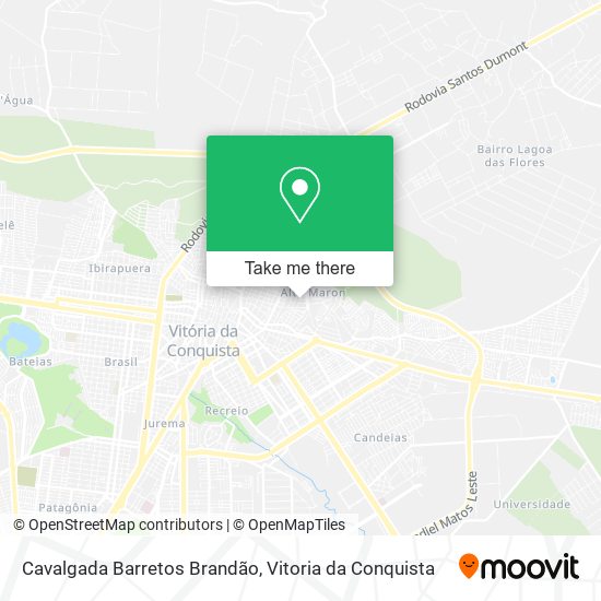 Cavalgada Barretos Brandão map