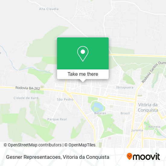 Mapa Gesner Representacoes