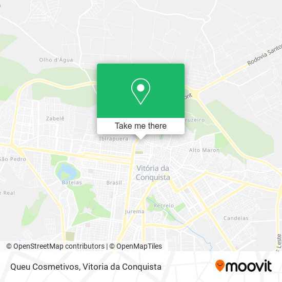 Queu Cosmetivos map