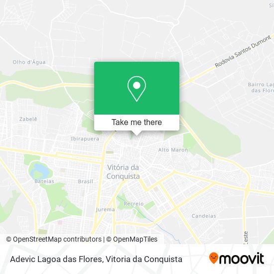 Adevic Lagoa das Flores map
