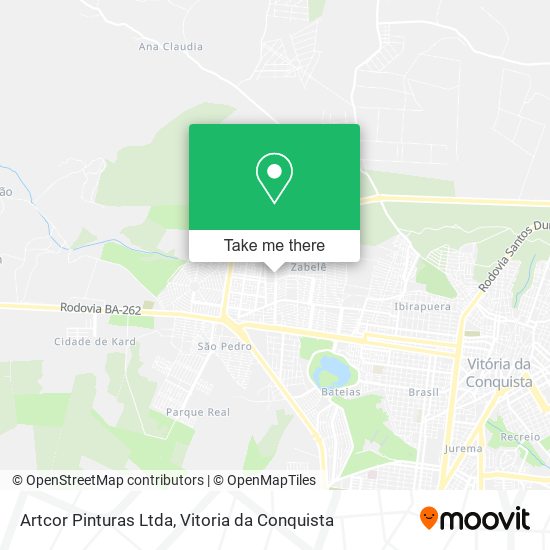 Artcor Pinturas Ltda map