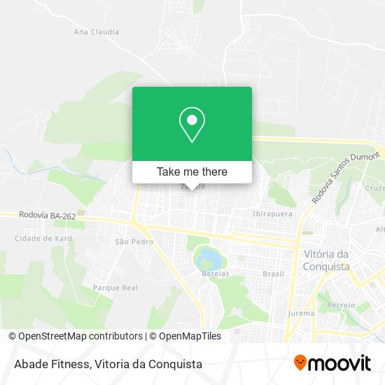 Abade Fitness map