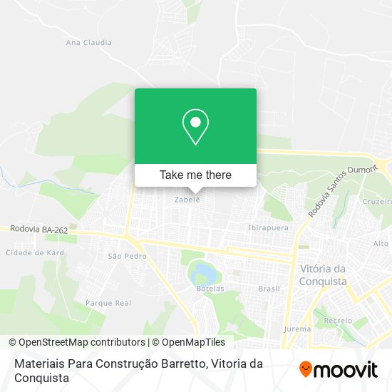 Mapa Materiais Para Construção Barretto