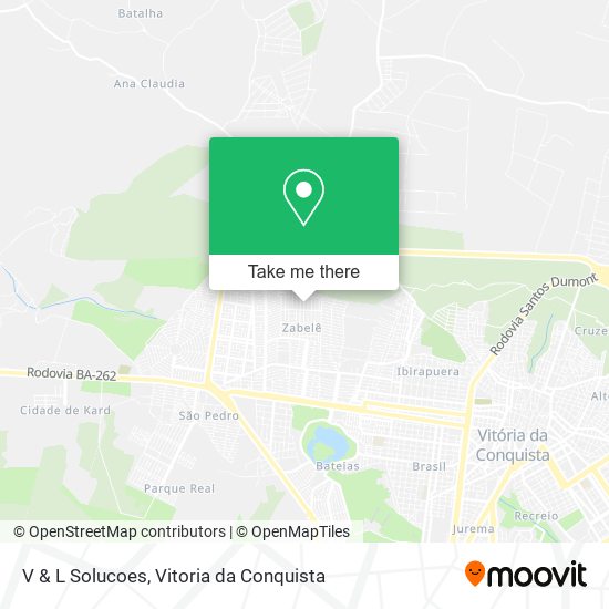V & L Solucoes map