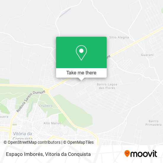 Espaço Imborés map