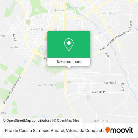 Rita de Cássia Sampaio Amaral map