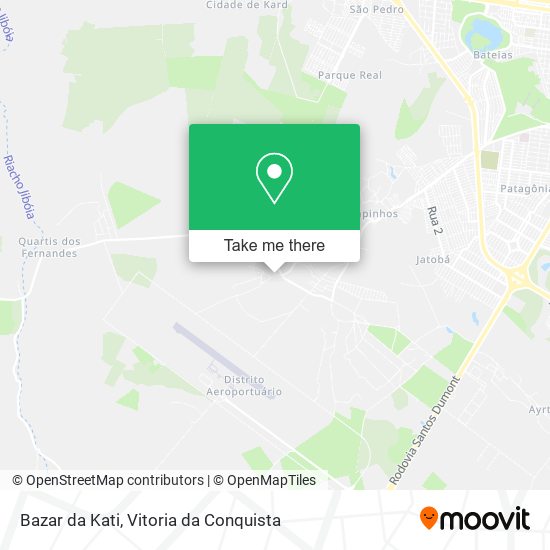 Bazar da Kati map