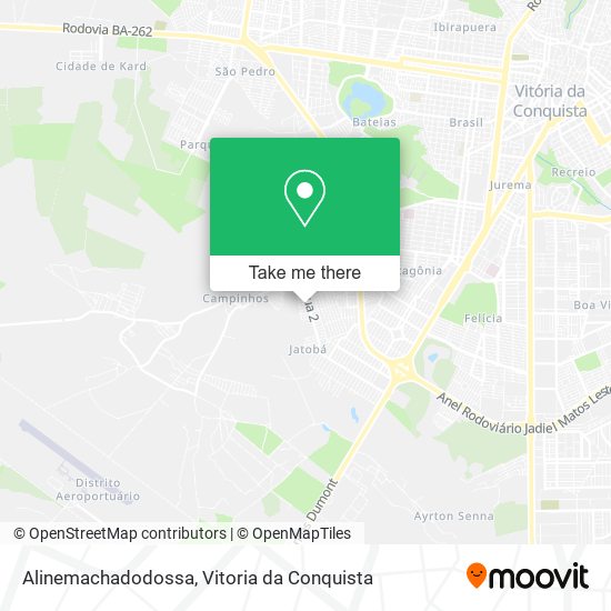 Alinemachadodossa map