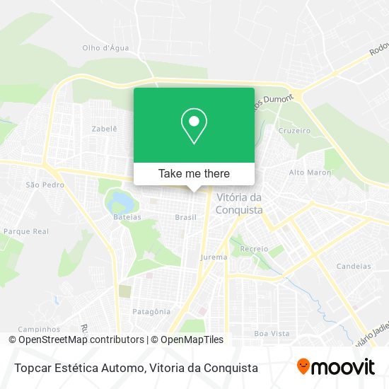 Topcar Estética Automo map