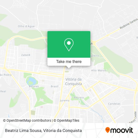 Beatriz Lima Sousa map