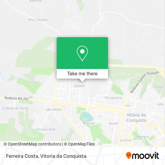 Ferreira Costa map