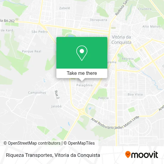 Riqueza Transportes map