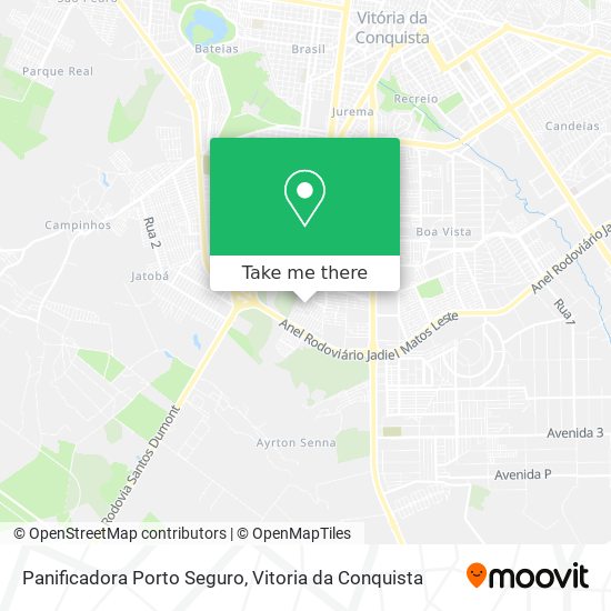 Panificadora Porto Seguro map
