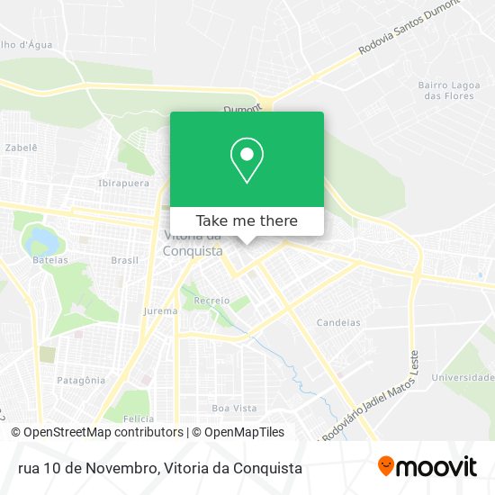 rua 10 de Novembro map