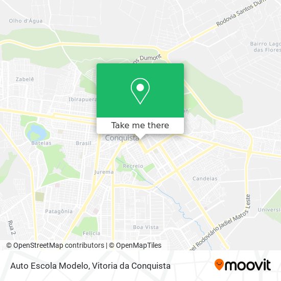 Auto Escola Modelo map