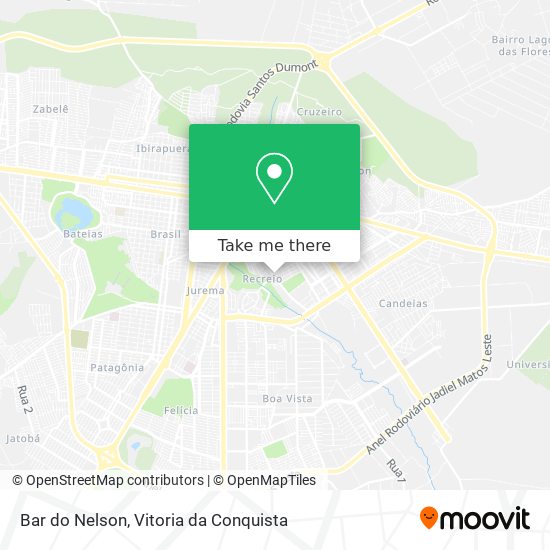 Mapa Bar do Nelson