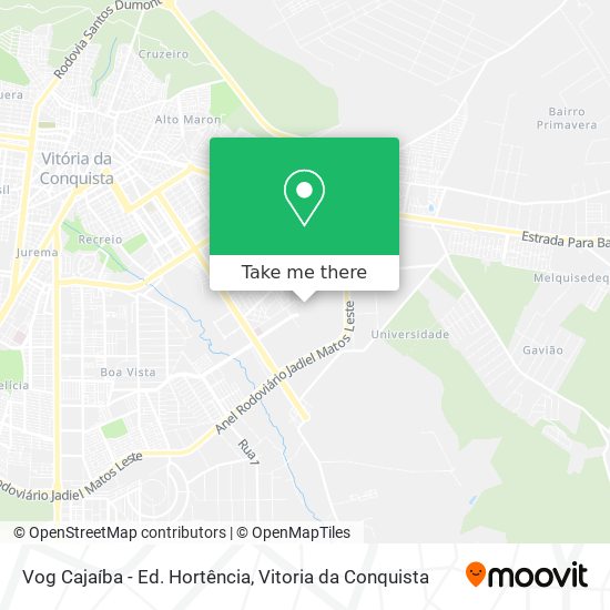 Vog Cajaíba - Ed. Hortência map