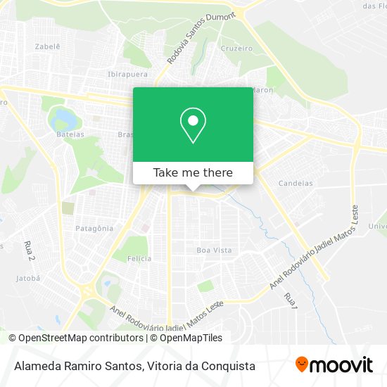 Alameda Ramiro Santos map