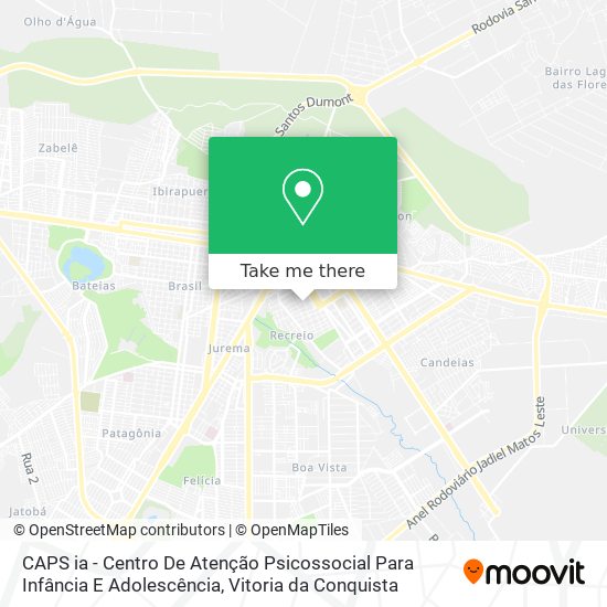 Mapa CAPS ia - Centro De Atenção Psicossocial Para Infância E Adolescência