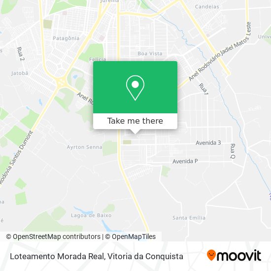 Loteamento Morada Real map
