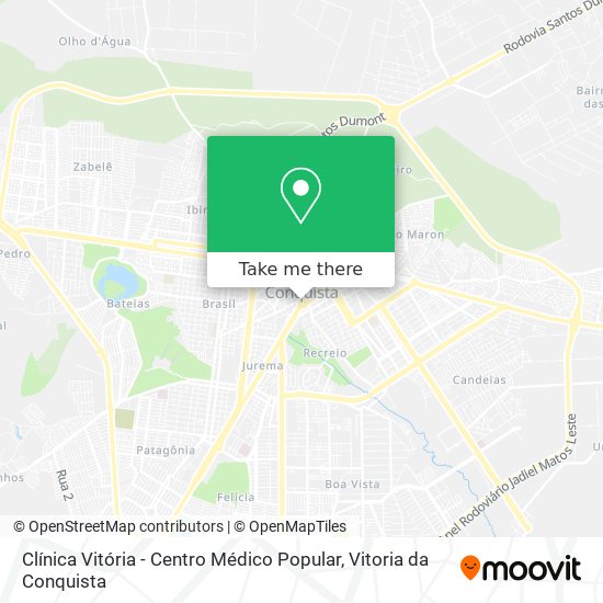 Clínica Vitória - Centro Médico Popular map