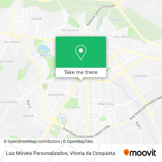 Mapa Luiz Móveis Personalizados