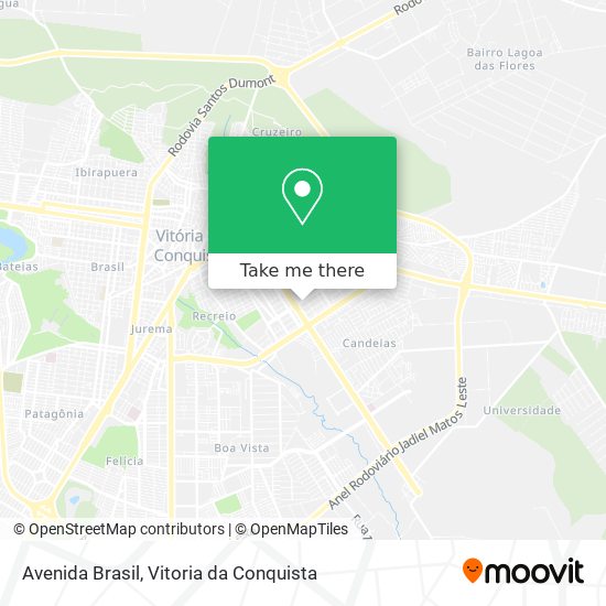 Avenida Brasil map