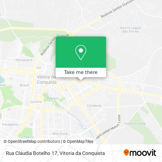 Rua Cláudia Botelho 17 map
