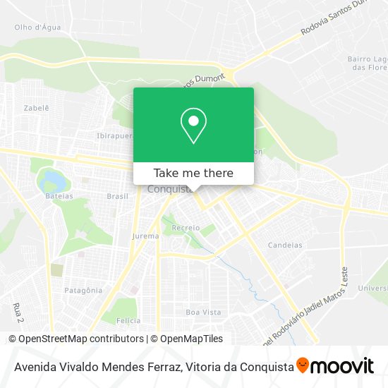Avenida Vivaldo Mendes Ferraz map