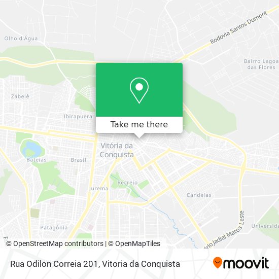 Rua Odilon Correia 201 map