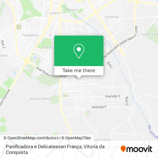 Panificadora e Delicatessen França map