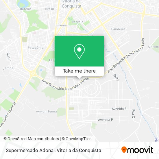 Supermercado Adonai map