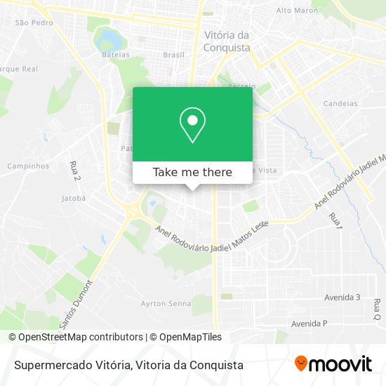 Mapa Supermercado Vitória