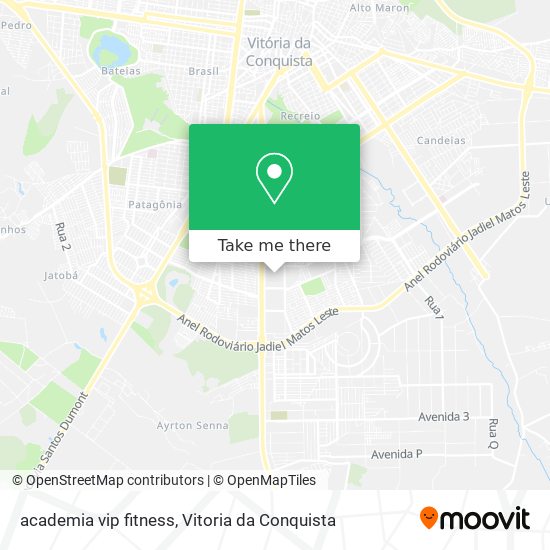 academia vip fitness map