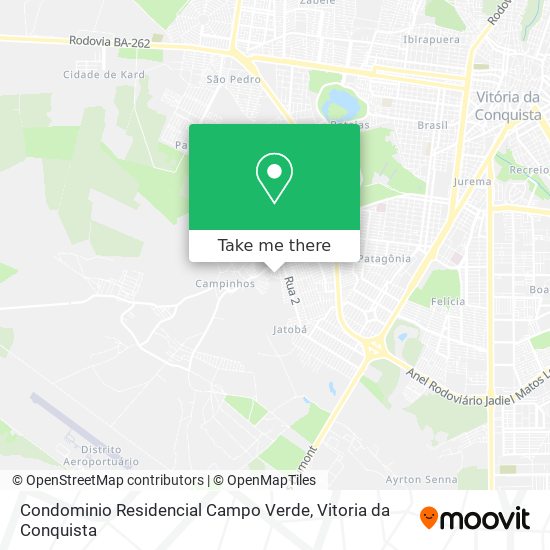 Mapa Condominio Residencial Campo Verde