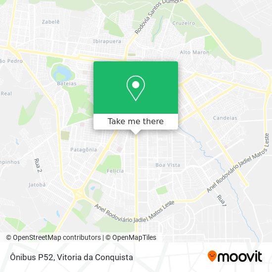 Ônibus P52 map