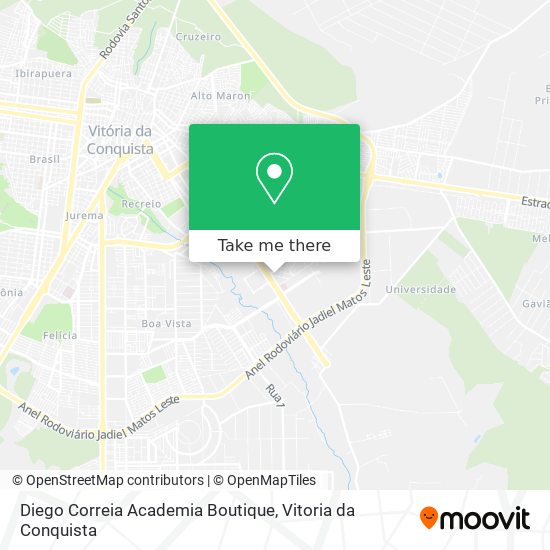 Diego Correia Academia Boutique map