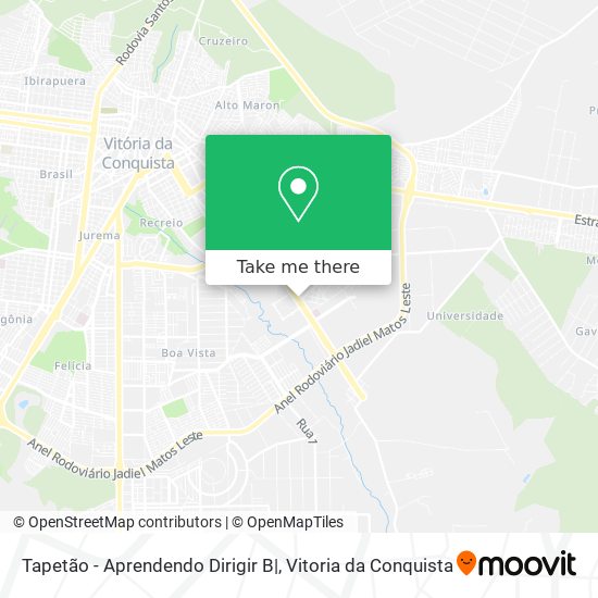 Mapa Tapetão - Aprendendo Dirigir B|