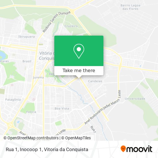 Rua 1, Inocoop 1 map