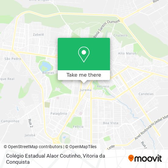 Mapa Colégio Estadual Alaor Coutinho